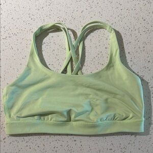 Lululemon Lime Green Energy Sports Bra
